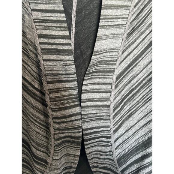 PrAna open front cardigan, Large, black and grey, lightweight - Picture 4 of 7